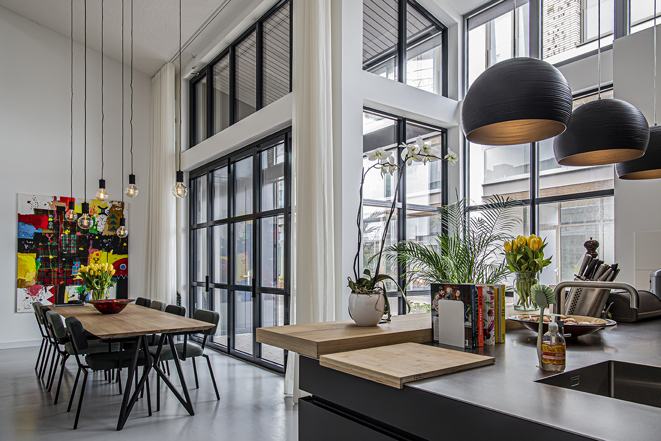 Oud pakhuis in Amsterdam